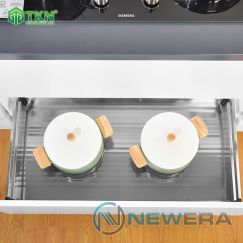 Giá để xoong nồi NewEra 800mm inox hộp 304 NE399.800
