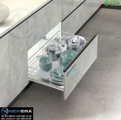 Giá để xoong nồi NewEra 700mm inox 304 nan tròn oval NE889.700