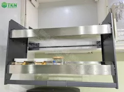 Giá bát đĩa nâng hạ NewEra 900mm inox 304 mờ NE455.900