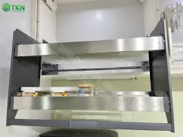 Giá bát đĩa nâng hạ NewEra 900mm inox 304 mờ NE455.900