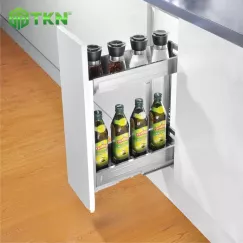 Giá dao thớt chai lọ inox hộp 200mm NE355.200 - NewEra