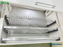 Giá để bát đĩa cố định NewEra 3 tầng inox 304 NE866.700