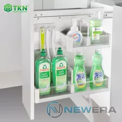Ngăn để nước rửa chén, dụng cụ lau chùi inox 304 NE555.200