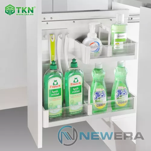 Ngăn để nước rửa chén, dụng cụ lau chùi inox 304 NE555.200