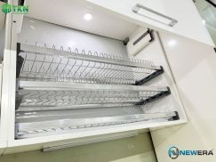Giá để bát đĩa cố định NewEra 3 tầng inox 304 NE866.800
