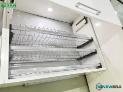 Giá để bát đĩa cố định NewEra 3 tầng inox 304 NE866.800