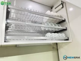Giá để bát đĩa cố định NewEra 3 tầng inox 304 NE866.900