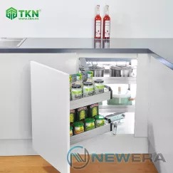 Kệ góc liên hoàn inox hộp 304 NE455.900ML NewEra