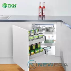 Kệ góc liên hoàn inox hộp 304 NE455.900ML NewEra