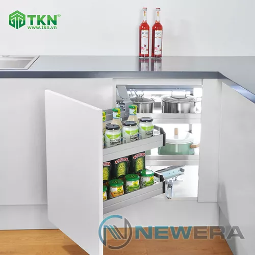 Kệ góc liên hoàn inox hộp 304 NE455.900ML NewEra