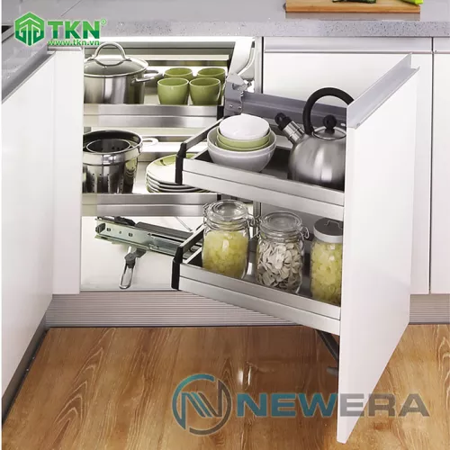 Kệ góc liên hoàn inox hộp 304 NE455.900MR NewEra