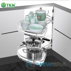 Mâm xoay hình lá mở 1/2 đáy melamine NE655.900CR NewEra