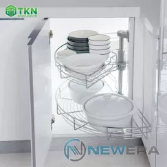 Mâm xoay inox 304 nan mở 1/2 NE355.180 NewEra