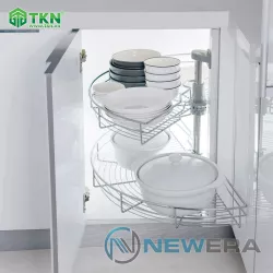 Mâm xoay inox 304 nan mở 1/2 NE355.180 NewEra