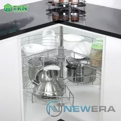 Mâm xoay inox 304 nan mở 3/4 NE355.270 NewEra