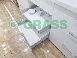Ngăn kéo Grass DWD-XP 40kg vách thép lắp âm 1200mm A1.500WS2