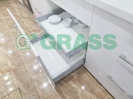 Ngăn kéo Grass DWD-XP 40kg vách thép lắp âm 1200mm A1.500WS2
