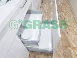 Ngăn kéo tủ bếp Grass DWD-XP 40kg vách thép lắp âm 600mm A1.500WS