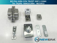 Phụ kiện cửa trượt gấp NewEra tải trọng 100kg/cánh NE330C2