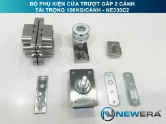 Phụ kiện cửa trượt gấp NewEra tải trọng 100kg/cánh NE330C2