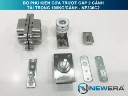 Phụ kiện cửa trượt gấp NewEra tải trọng 100kg/cánh NE330C2