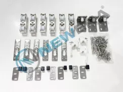 Phụ kiện cửa trượt lùa 3 cánh bán tự động không giảm chấn (các cánh mở hoặc đóng từng cánh)