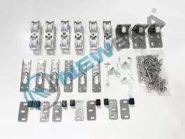 Phụ kiện cửa trượt lùa 3 cánh bán tự động không giảm chấn (các cánh mở hoặc đóng từng cánh)