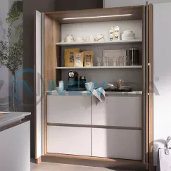 Phụ kiện cửa trượt xếp giấu cánh NewEra dài 450mm NE4888.450