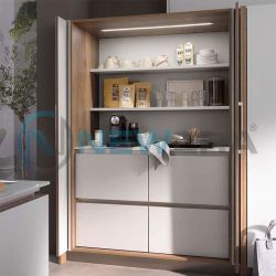 Phụ kiện cửa trượt xếp giấu cánh NewEra dài 500mm NE4888.500