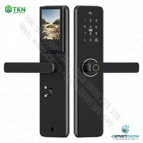Khoá Camera, mobile APP, vân tay, thẻ, mật mã, chìa cơ ESH99TY150TYDSB