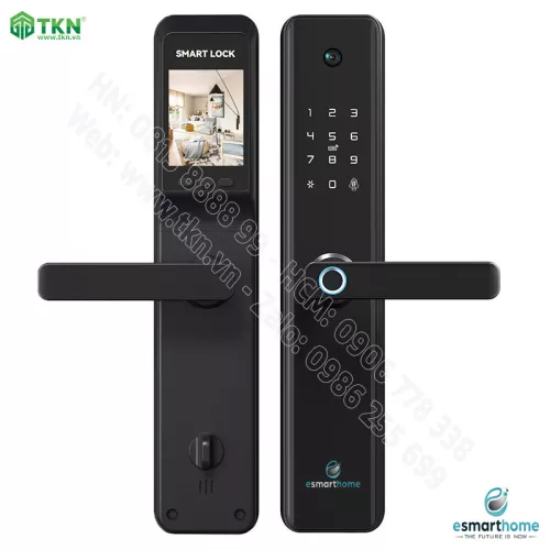Khoá Camera, mobile APP, vân tay, thẻ, mật mã, chìa cơ ESH99TY222TYFMB