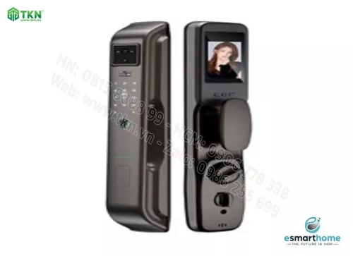 Khoá mở 3D khuôn mặt, mobile APP, vân tay, thẻ, mật mã, chìa cơ ESH99TY323TYFMB