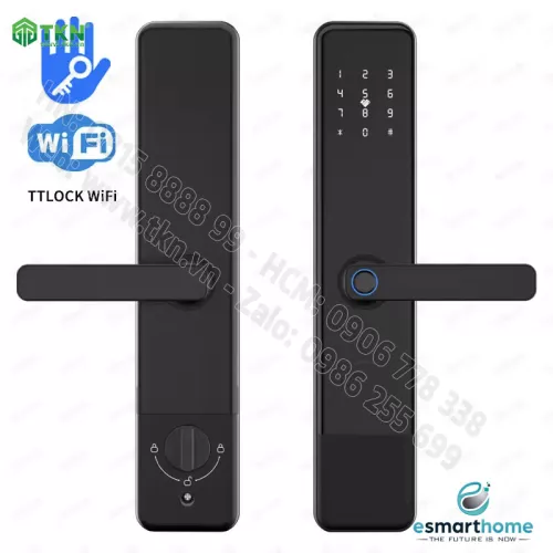 Khoá mobile APP, vân tay, thẻ, mật mã, chìa cơ ESH99TT160TLDSB