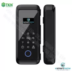 Khoá mobile APP, vân tay, thẻ, mật mã, chìa cơ dùng cho cửa kính 8-12mm ESH99TY220TYESB