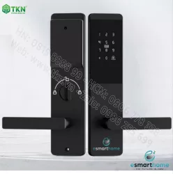 hoá thẻ từ, chìa cơ eSmartHome màu đen ESH88TT549DSB