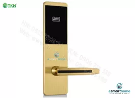 Khoá thẻ từ, chìa cơ eSmartHome màu vàng ESH88HL825DSG