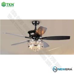 Quạt trần trang trí NewEra dài 535mm NE8042W52H535