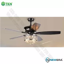 Quạt trần trang trí NewEra dài 535mm NE8042W52H535