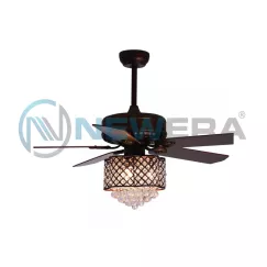 Quạt trần trang trí NewEra dài 600mm NE8007W52H600