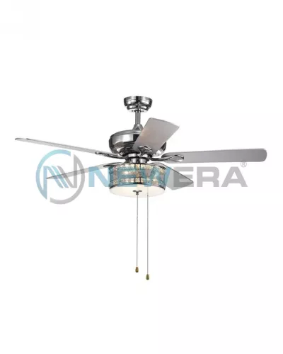 Quạt trần trang trí NewEra inox 304 dài 540mm NE8333W52H540