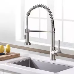 Vòi chậu rửa bát NewEra dây rút inox 304 NE99K55N