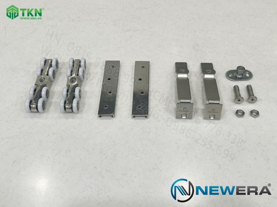 Phụ kiện cửa trượt lùa NewEra tải trọng 120kg/cánh NE119A
