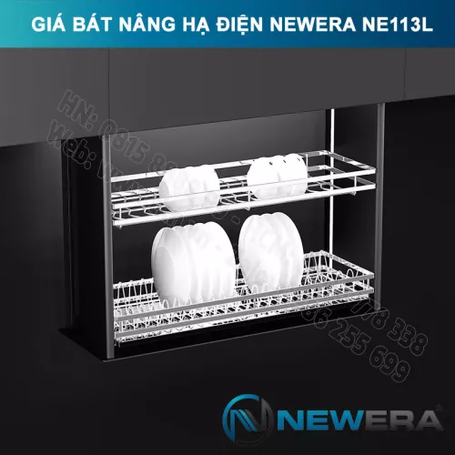 Giá Bát Nâng Hạ Điện Thông Minh NewEra NE113.900L (Điều Khiển Giọng Nói)