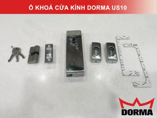 Ổ khóa cửa kính Dorma US10