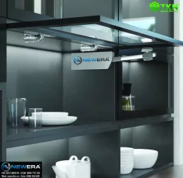 Tay nâng tủ bếp NewEra giảm chấn 300-500mm NE99.T71