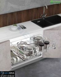 Giá để xoong nồi NewEra 900mm inox 304 nan tròn oval NE879.900
