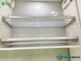 Giá để bát đĩa cố định NewEra 2 tầng inox 304 NE855.900L