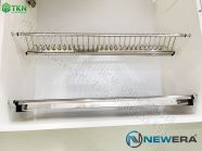 Giá để bát đĩa cố định NewEra 2 tầng inox 304 NE555.900L