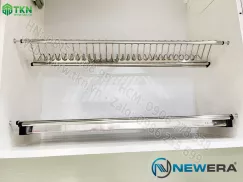 Giá để bát đĩa cố định NewEra 2 tầng inox 304 NE555.900L
