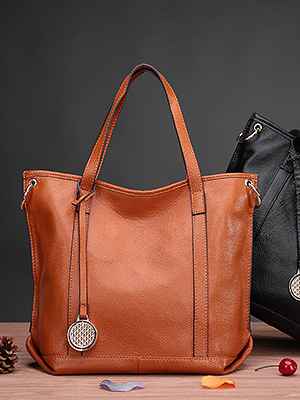 Black Push Lock Across Body Bag